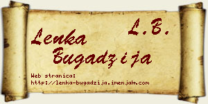 Lenka Bugadžija vizit kartica